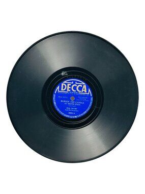 Bob Crosby Burnin The Candle At Both Ends 10 Inch Shellac 78 RPM Decca 3694 VG+